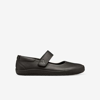 Vivobarefoot Wyn School II Juniors Freizeitschuhe Kinder Schwarz | DE 0234MQZA